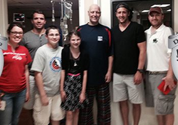 Surprise Visit by NHL Players Lifts Patients Spirits